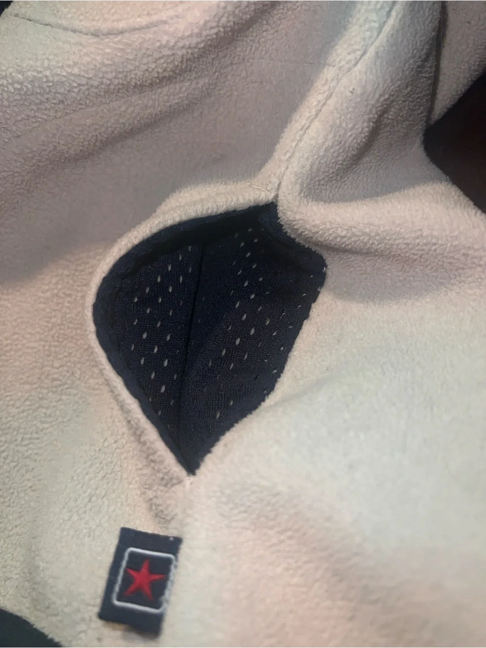 OLD NAVY baby Two-Tone Fleece Jacket - Navy Blue & Cream 4T